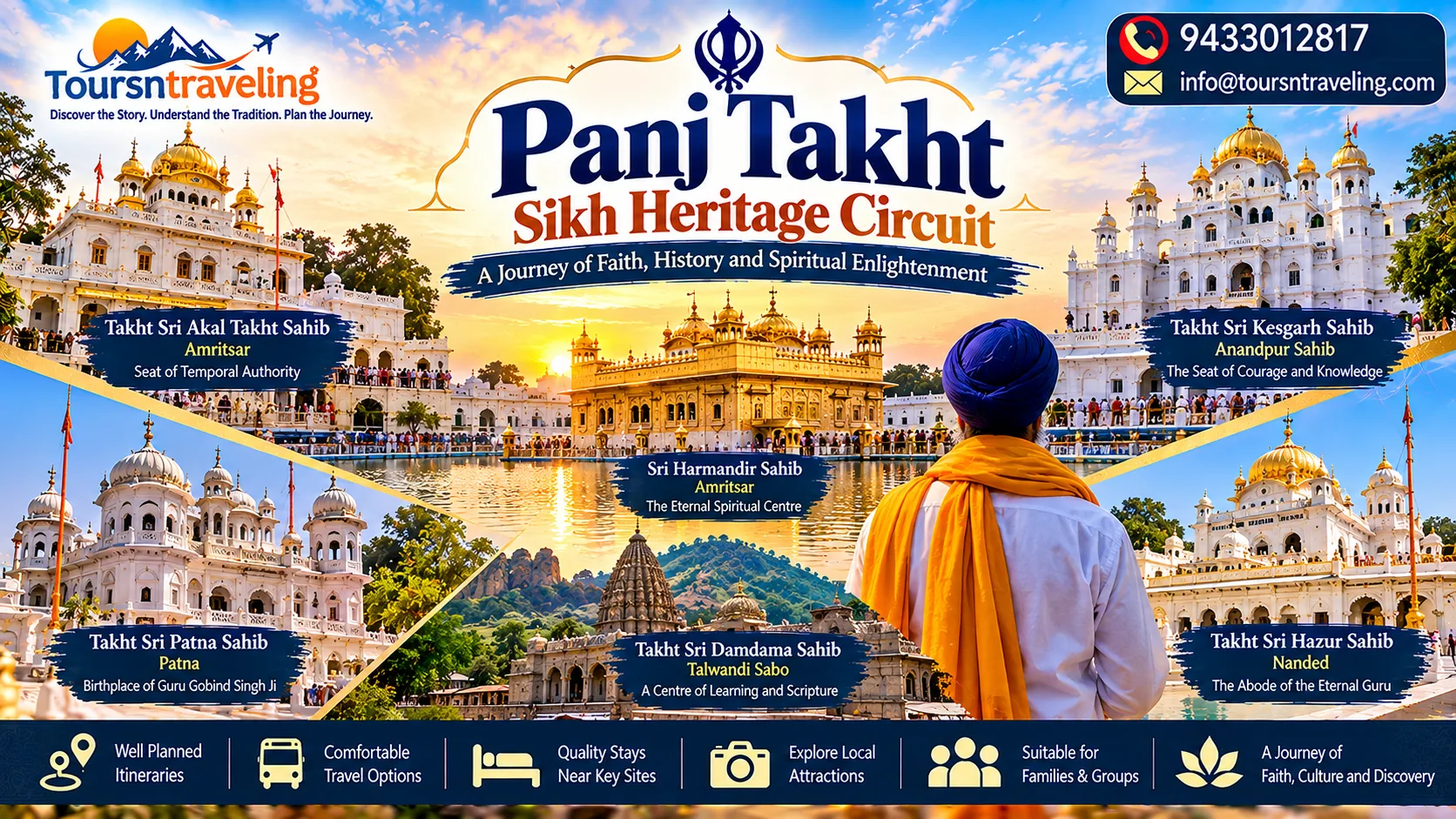 Illustrative scene connected to Panj Takht Sikh Heritage Circuit