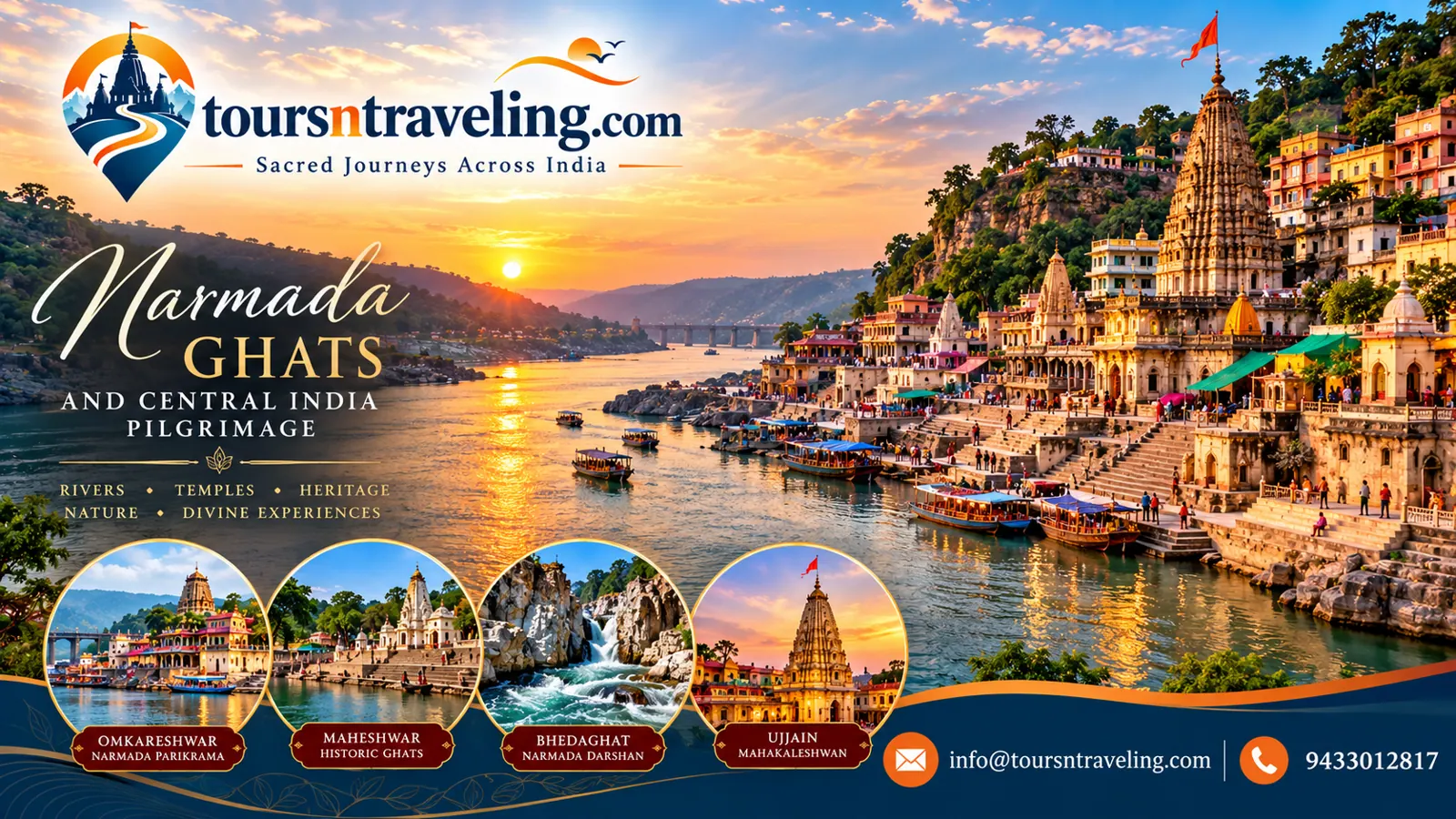 Narmada ghats and central India pilgrimage